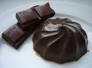 шоколадный зефир с орехами